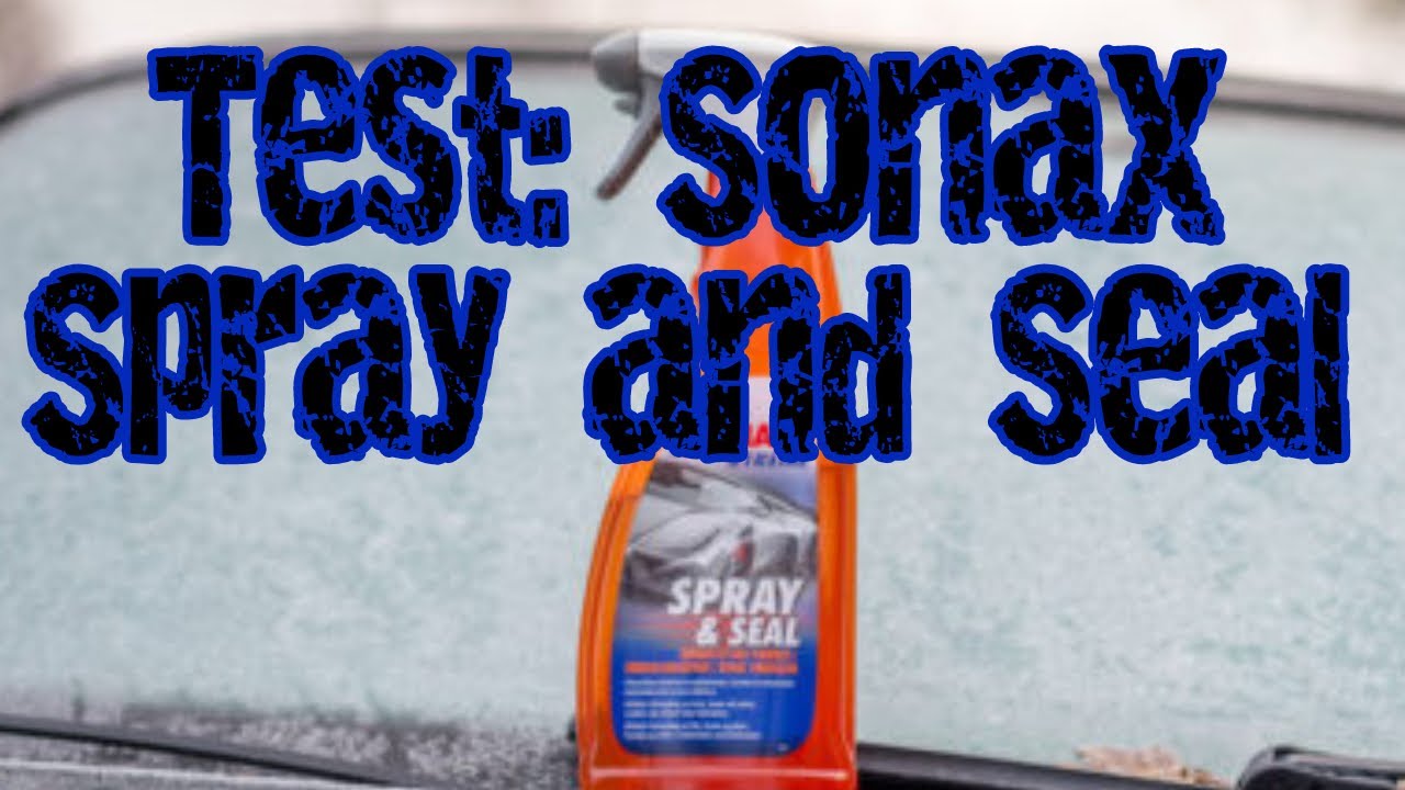 Testar Sonax Spray and Seal Lackförsegling