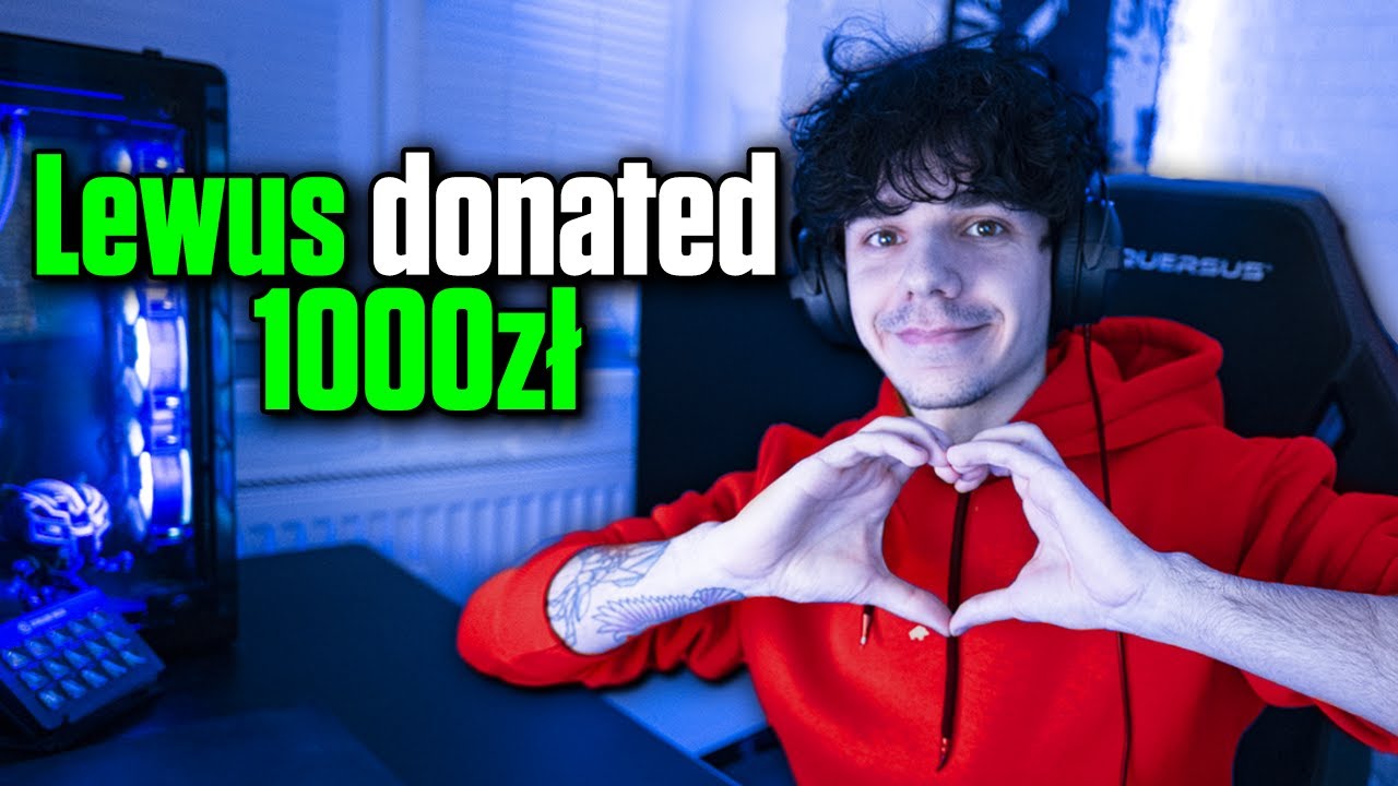 donatujemy 1000zł streamerom League of Legends