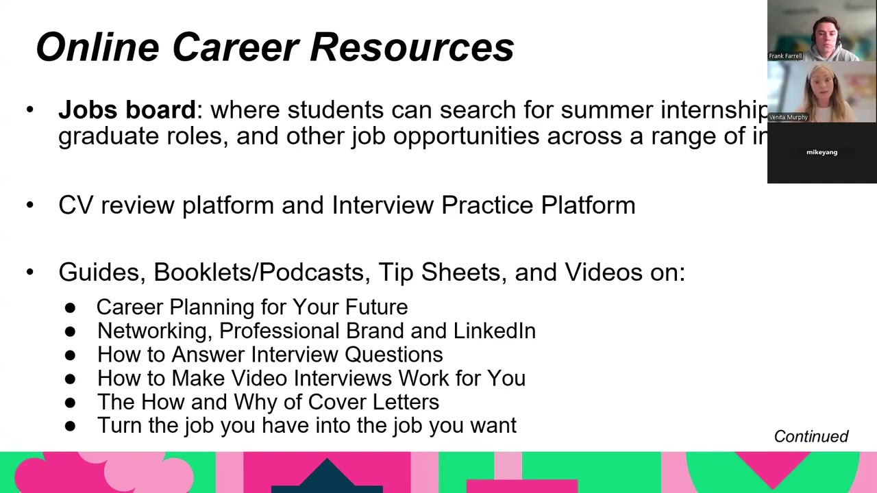 DCU Careers and Employability Webinar