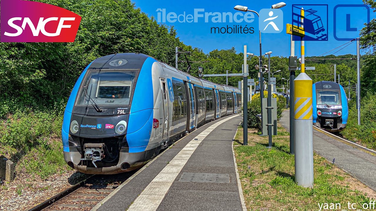 Les Z50000 (NAT) de la ligne L du Transillien.