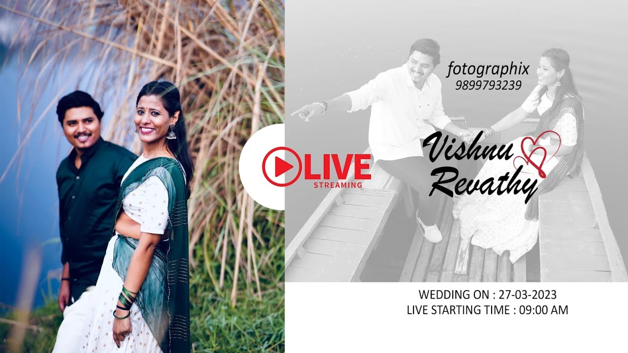 Vishnu & Revathy || Wedding at Uttara Guruvayurappan Temple , Delhi || on 27 - March - 23 @ 9:00 Am