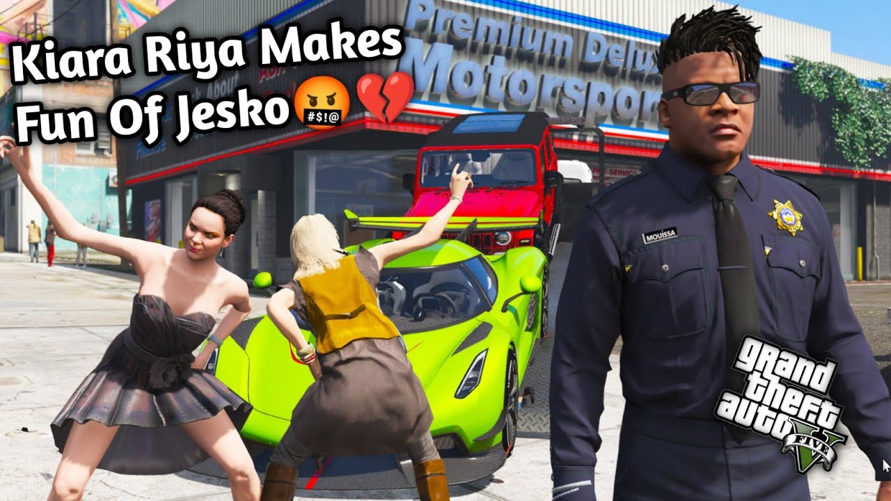 GTA 5: Franklin Sad Of His Life 😭💔Coz Kiara Riya Making Fun Of Jesko🤬Shinchan Anrgy 😵‍💫Ps Gamester