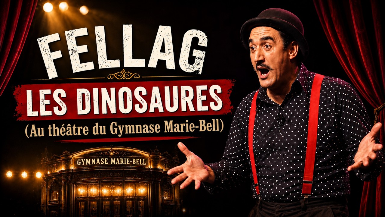 Fellag - Les Dinosaures (Au théâtre du Gymnase Marie-Bell)