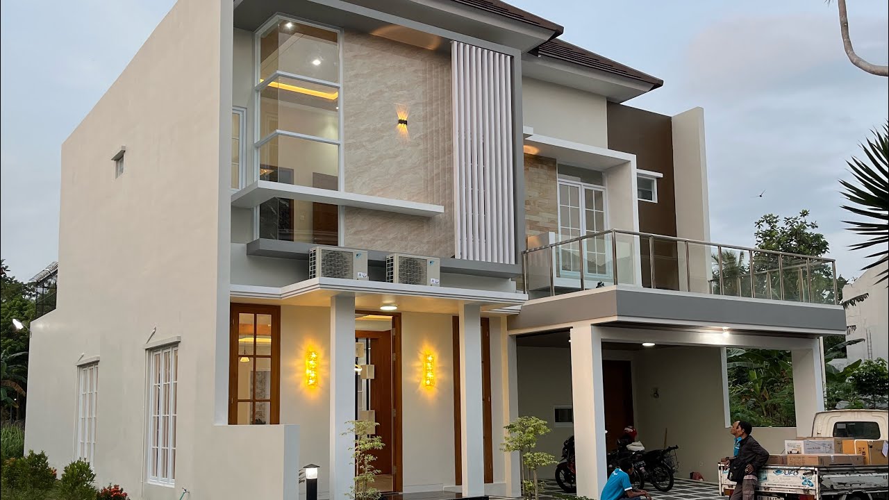 Rumah Mewah Premium Kolam Renang Pribadi, semi furnish, dalam Perumahan di Jl Kaliurang Yogyakarta