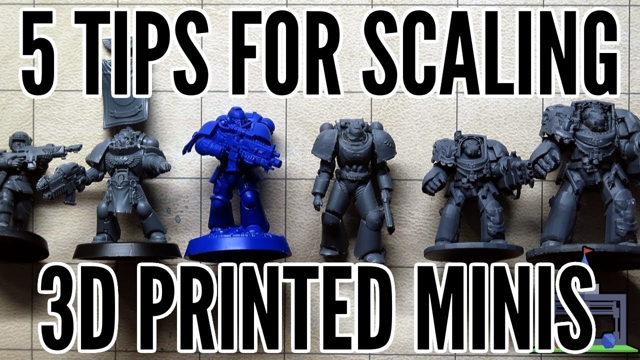 5 EASY Tips for Scaling 3D Printed Minis! (Printing The Game #8)