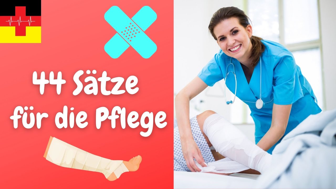 Sicher Deutsch sprechen: Verbandswechsel – Deutsch lernen für die Pflege