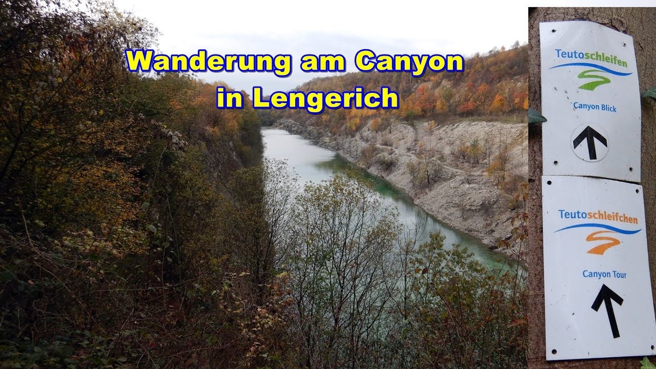Teutoschleifen Canyonblick und Canyontour in Lengerich, Teutoburger Wald