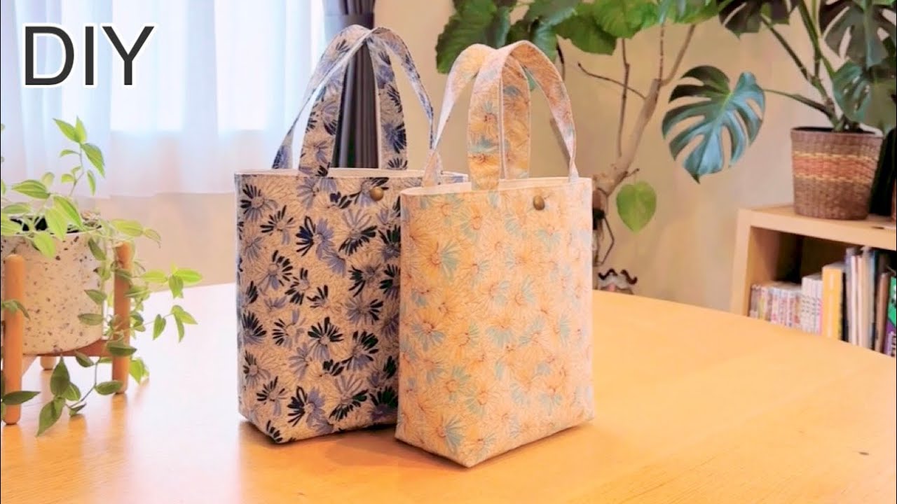毎日使いたいトートバッグ,How To Make Daily Totebag,Easy Sewing Tutorials,Diy