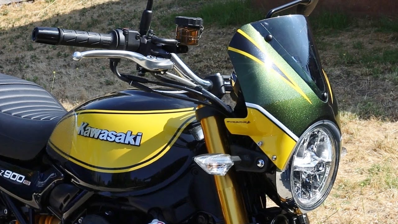 2024 Kawasaki Z900 RS  Puig Pyramid Fairing Fly Screen