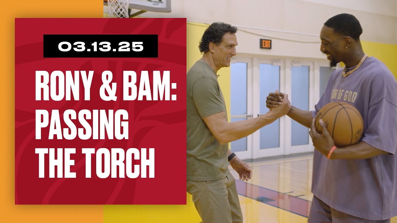 Rony Seikaly & Bam Adebayo 🎙 1-On-1 W/The New Double-Double Franchise Record Holder | Mar. 13, 2025