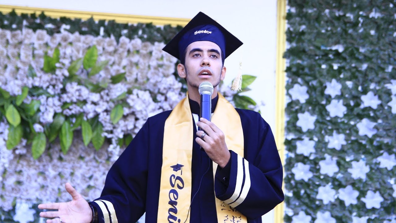 حفل تخرج الداعية الذي حصل علي لقب أصغر داعية علي مستوي العالم الداعية مسلم سعيد