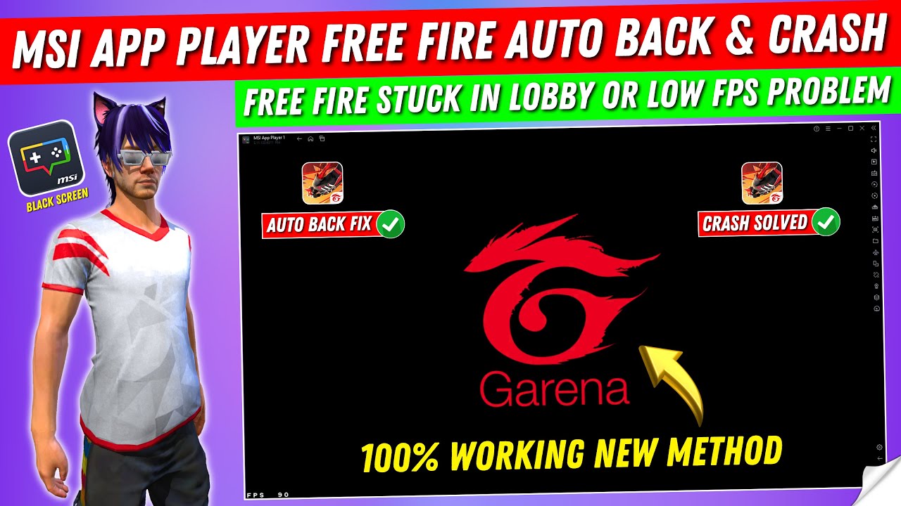 How to Solve MSi App Player Free Fire Auto Back & Crash Problem | MSi App Player Black Screen