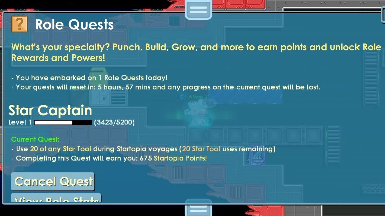 Growtopia Role Quest Use 20 of any Tool