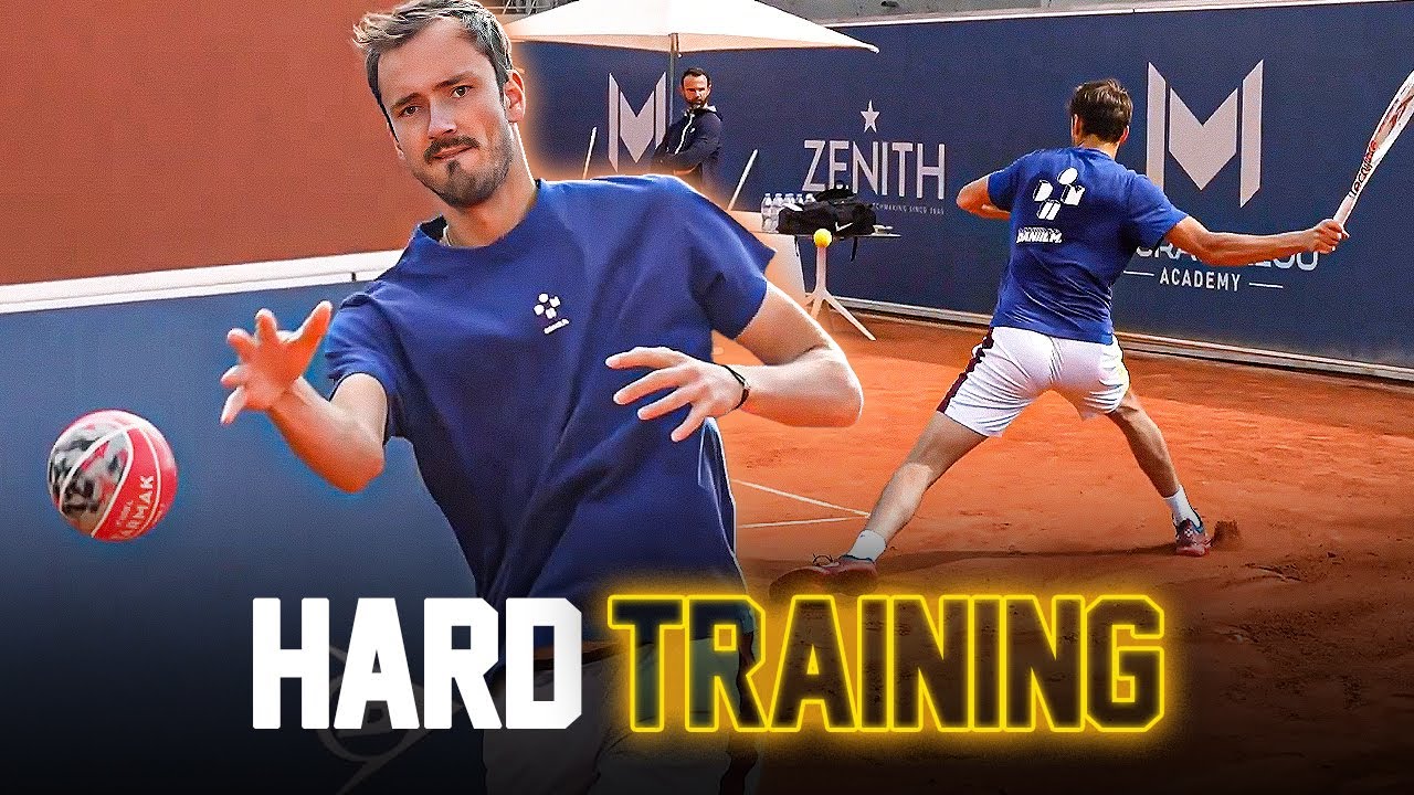 Daniil Medvedev & Gilles Simon: High-Intensity Clay Court Training