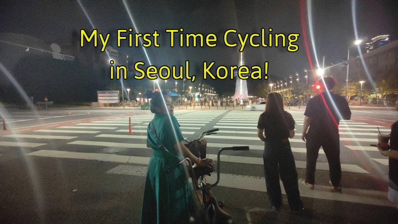 My First Time Cycling in Seoul, Korea!