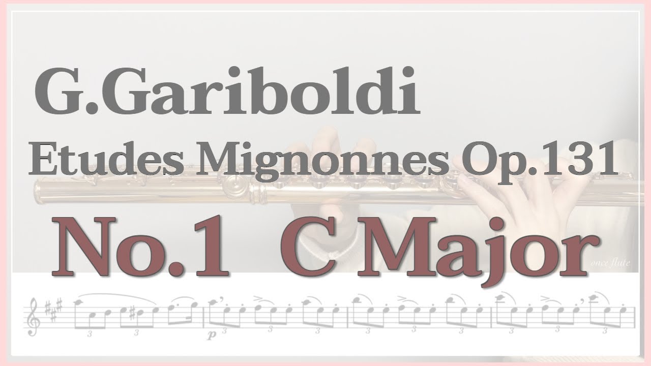 G.Gariboldi Flute Etudes op.131 no.1 가리볼디 에튀드 1번