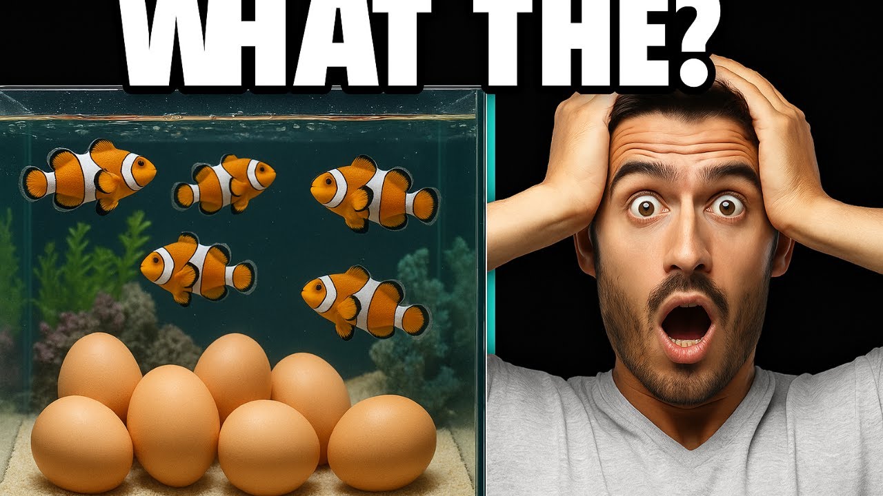 Clownfish Breeding Begins – First Eggs Spotted!