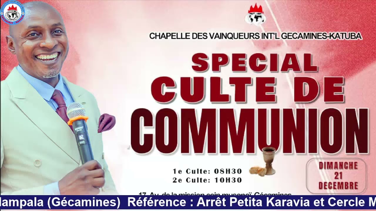 1e CULTE DE COMMUNION/ 21/ 12 / 2025