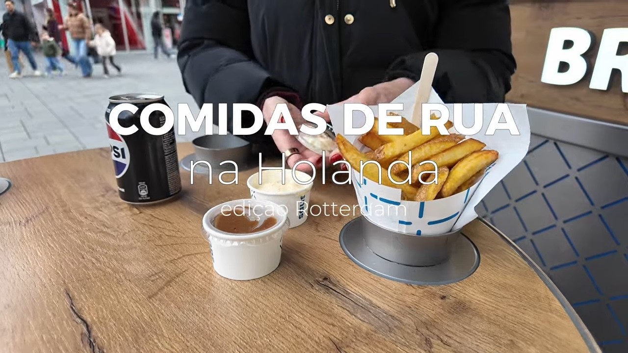 Experimentando a Melhor Batata Frita da Holanda!