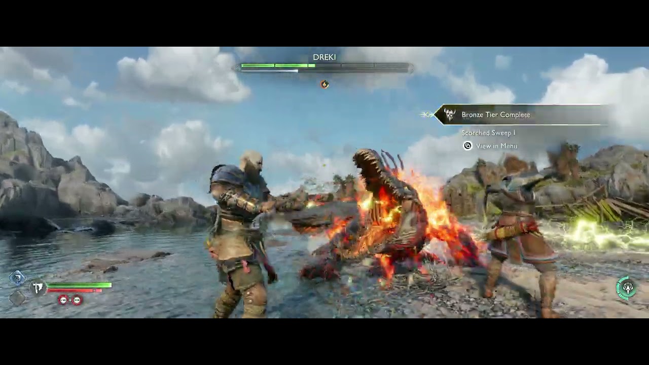 God of War Ragnarok  - Dreki in Vanaheim