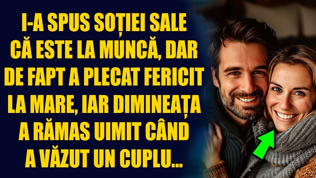 I-a spus soției sale că este la muncă, dar de fapt a plecat fericit la mare, iar dimineața a rămas..