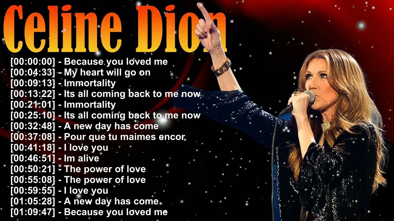 🎯 Celine Dion &ndash; 🎹 Uplifting ballads with soaring vocals and powerful lyrical expression 💖