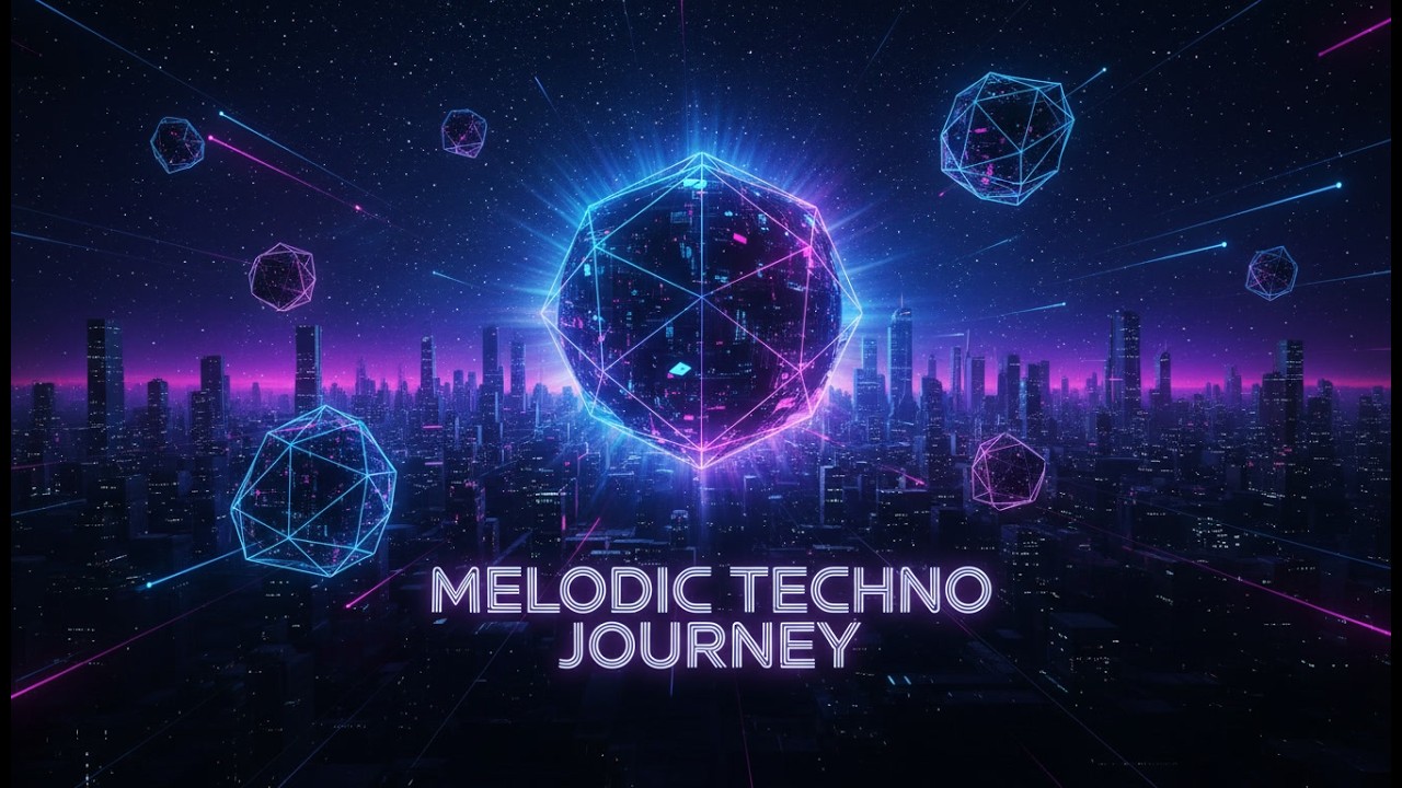 Melodic Techno Journey 🌌 | 4 Emotional Dark Electronic Tracks | Deep Night Electronic Set
