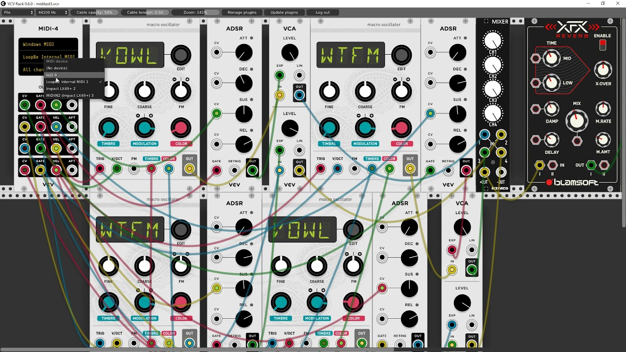 Episode 22 : MIDI From a DAW to VCV Rack