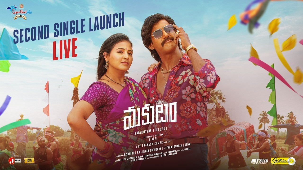 #Makutam Second Single Launch Event Live | Vishal | Anjali | Dushara | GV Prakash