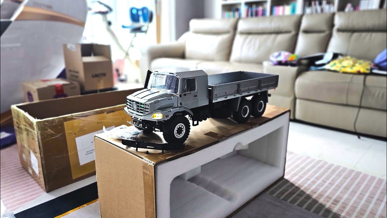 Mercedes Zetros 6x6 - JDModel JDM-158 Unboxing & Off-Road #benz #6x6 #offroad #rccar