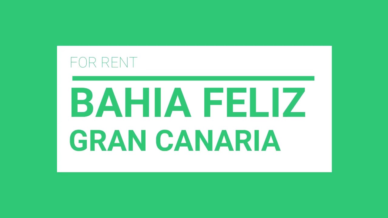 visita virtual de un apartamento en alquiler en Gran Canaria, concretamente en bahía feliz.