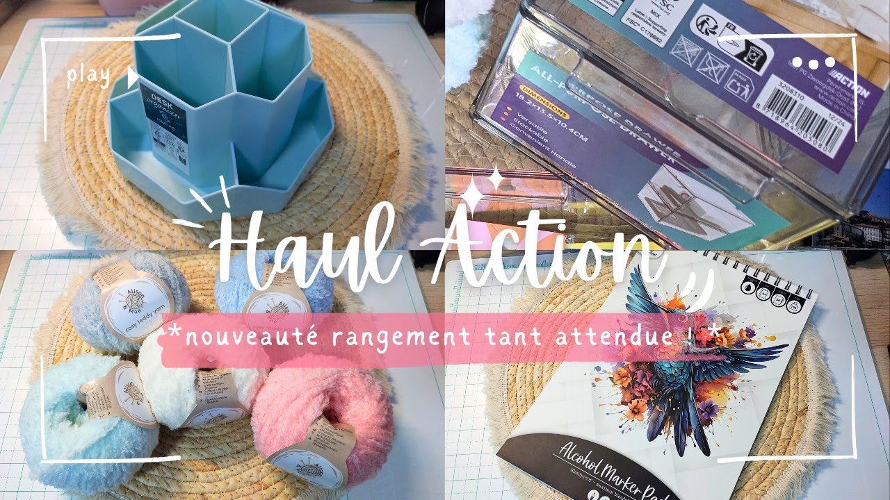 Haul Action: une nouveauté transparente que j'attendais depuis longtemps !!! 🤩😍🤩 #action #rangement