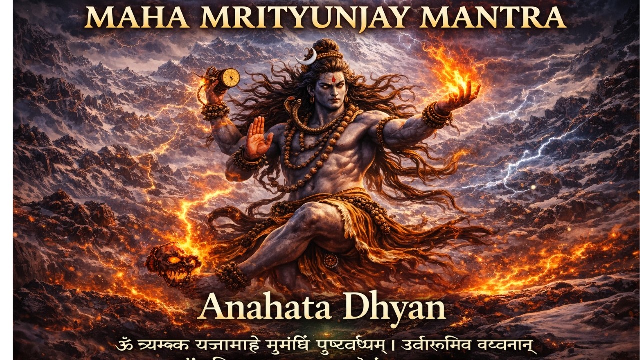 Maha Mrityunjaya Mantra 🕉️ | Listen Daily for Protection & Fear Removal |Divine Shiva Healing Chant