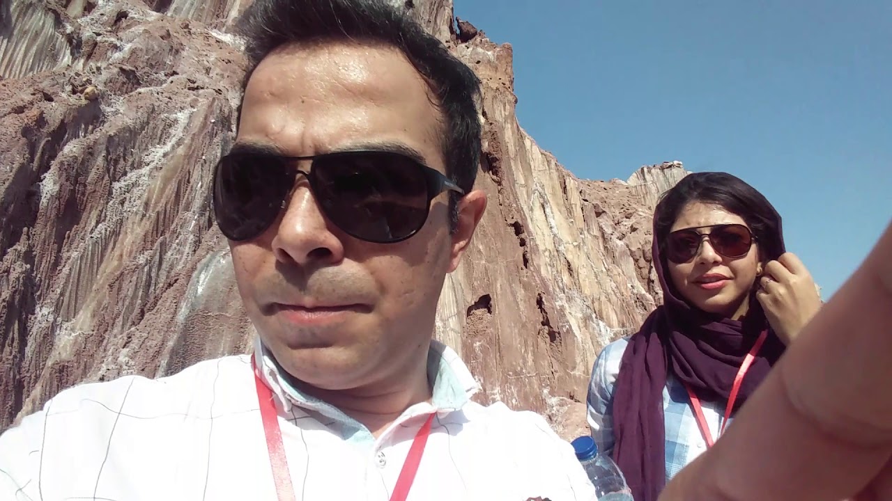 Salty Valley. Hormoz Island. Iran. Persian Gulf.