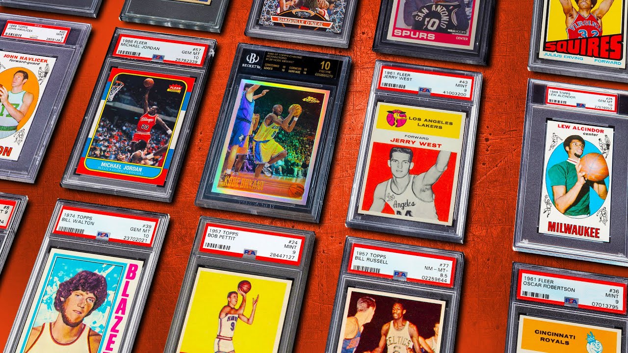 Top 50 NBA Basketball Rookie Cards of All Time - Most Valuable RC Cards Sold at Auction