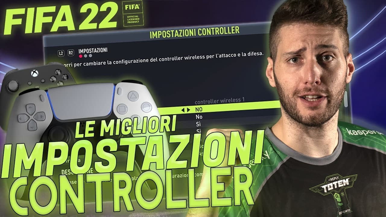 MIGLIORI IMPOSTAZIONI CONTROLLER FIFA 22!