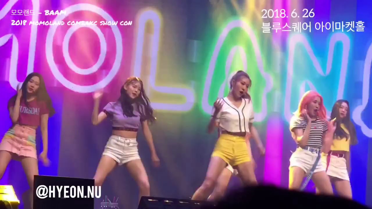 [직캠] 모모랜드 - 배엠 (BAAM) 180626 @블루스퀘어