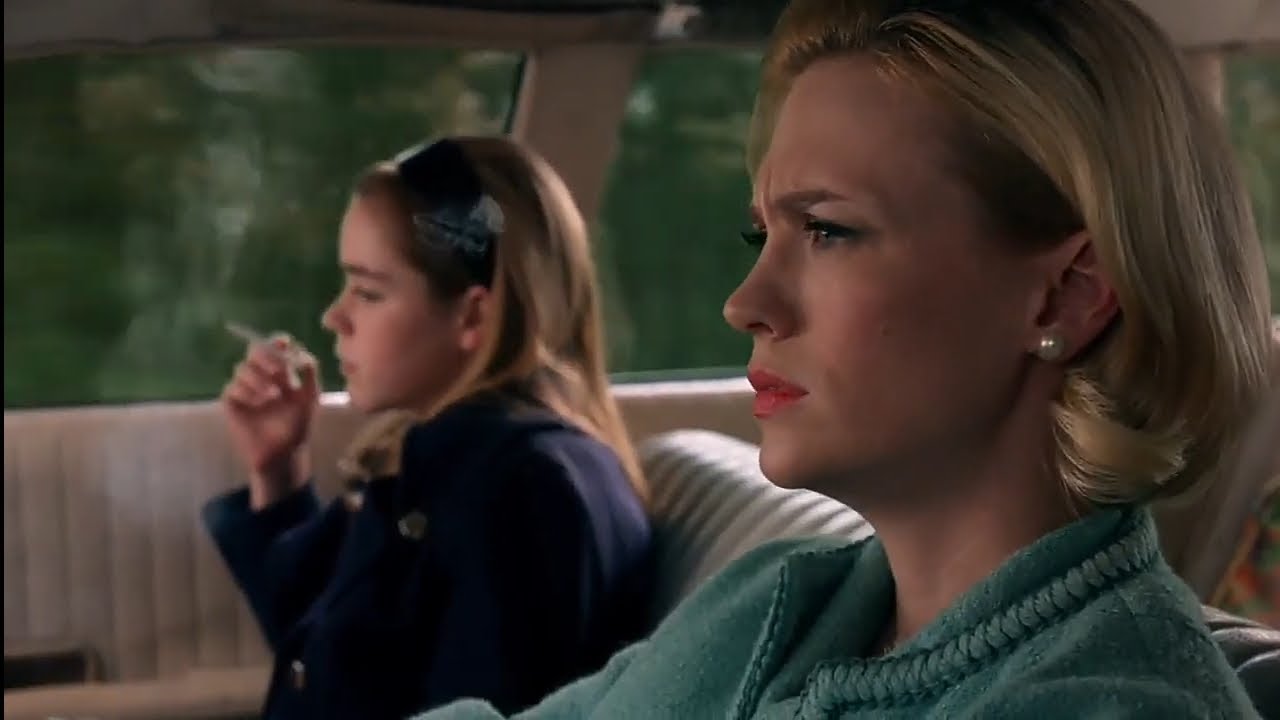 Mad Men  - Betty gives Sally cigarette