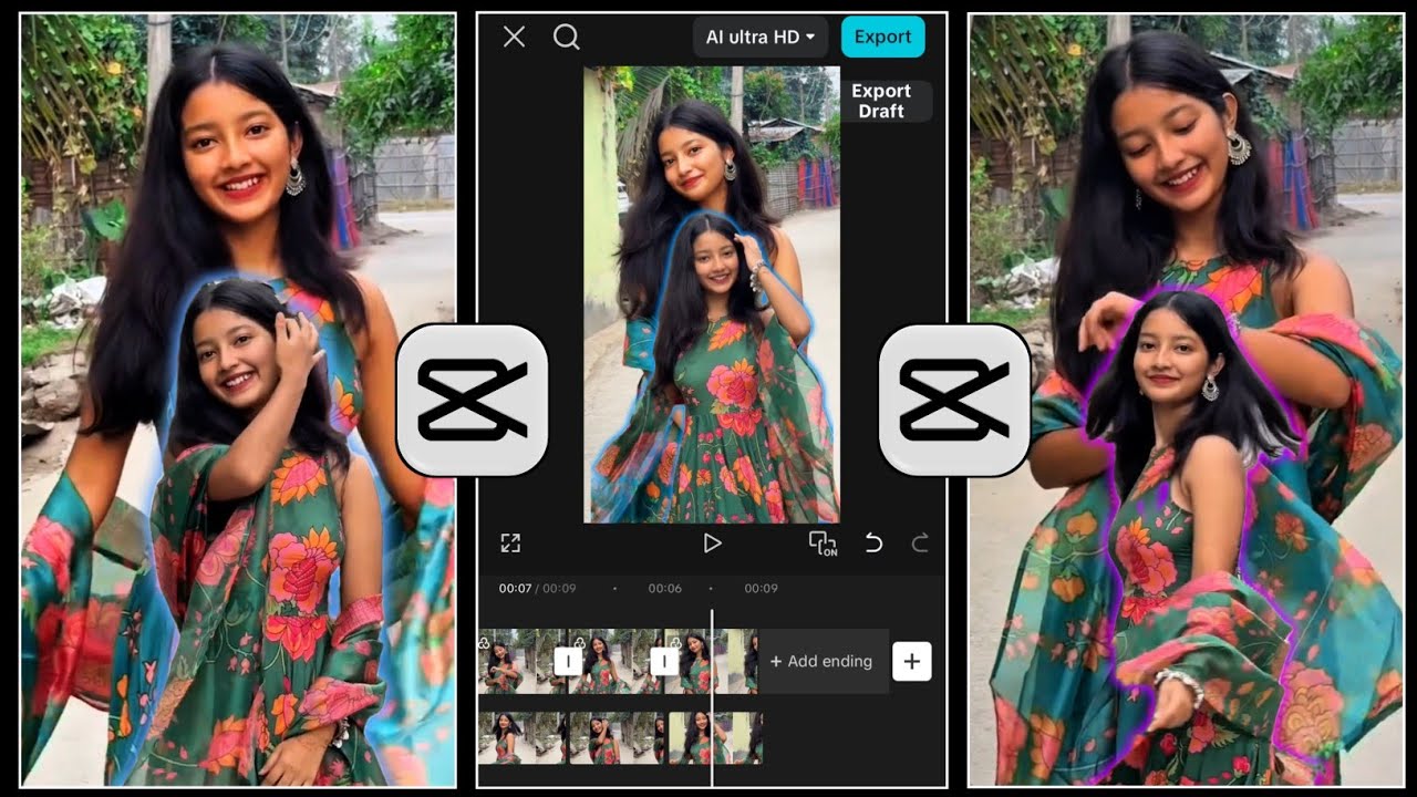 Trending Cutout Transition Video Editing In Capcut | Cutout Transition Reel Editing Kaisa Kare |
