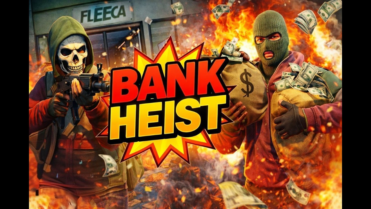 GTA V 🤑💸Bank Robbery Gone Wild😈💸