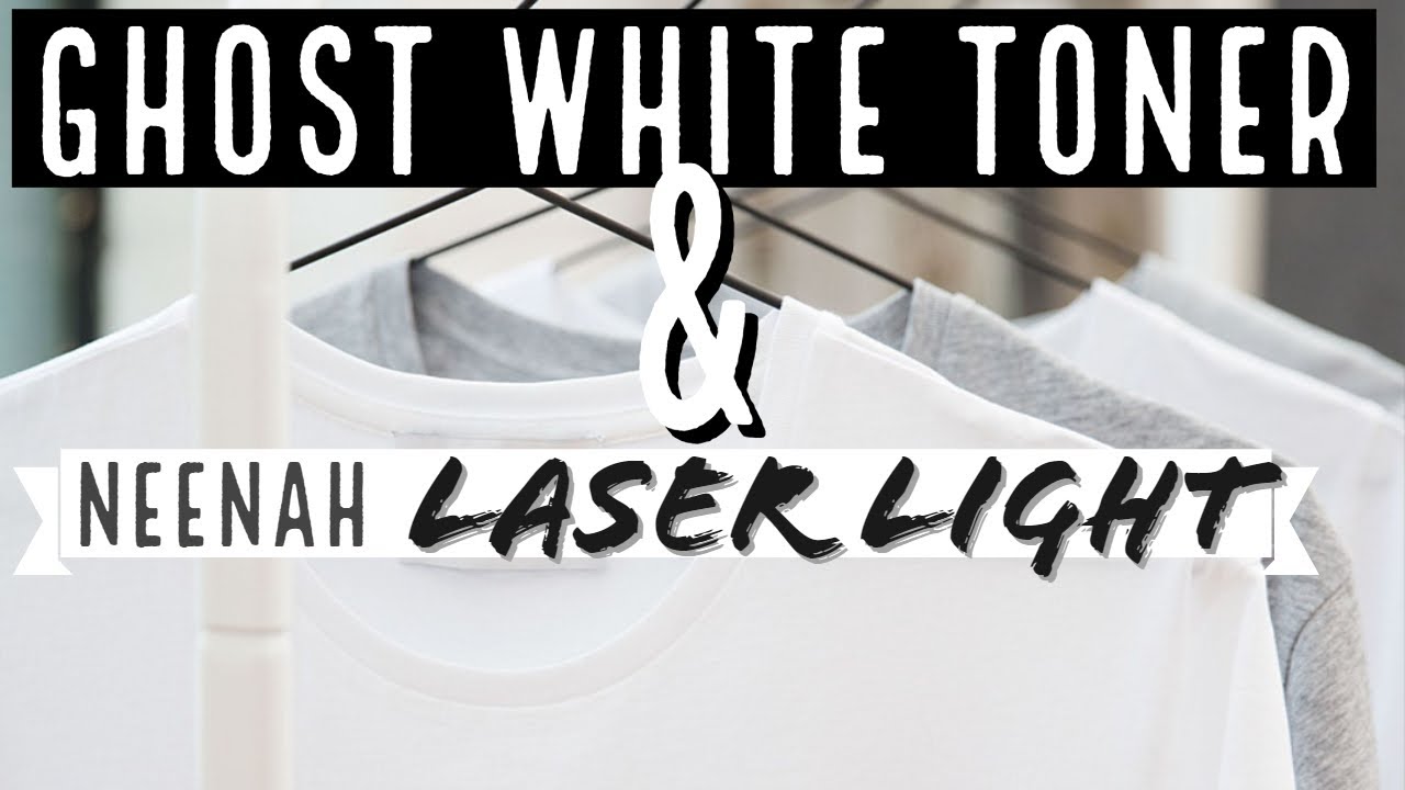 Ghost White Toner - Neenah Laser Light and Ghost - When should you use white toner on white shirts.