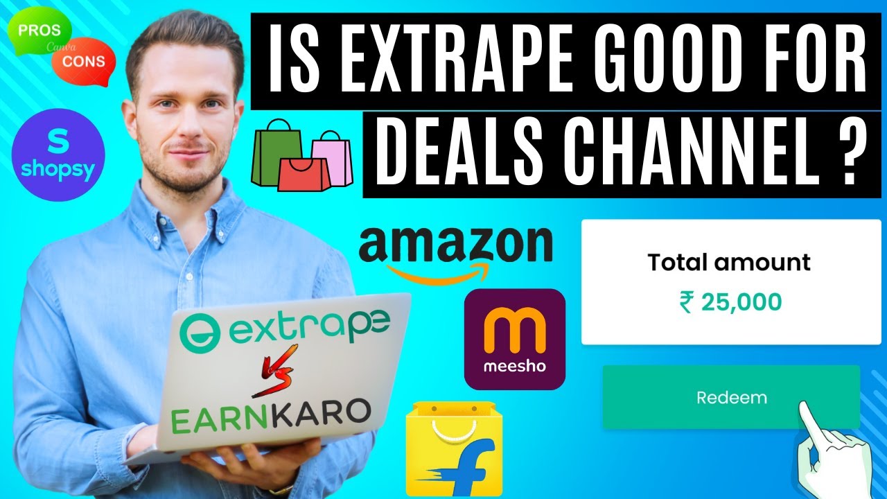 Is ExtraPe Good for DEALS Shopping Channels | ExtraPe Affiliate Marketing