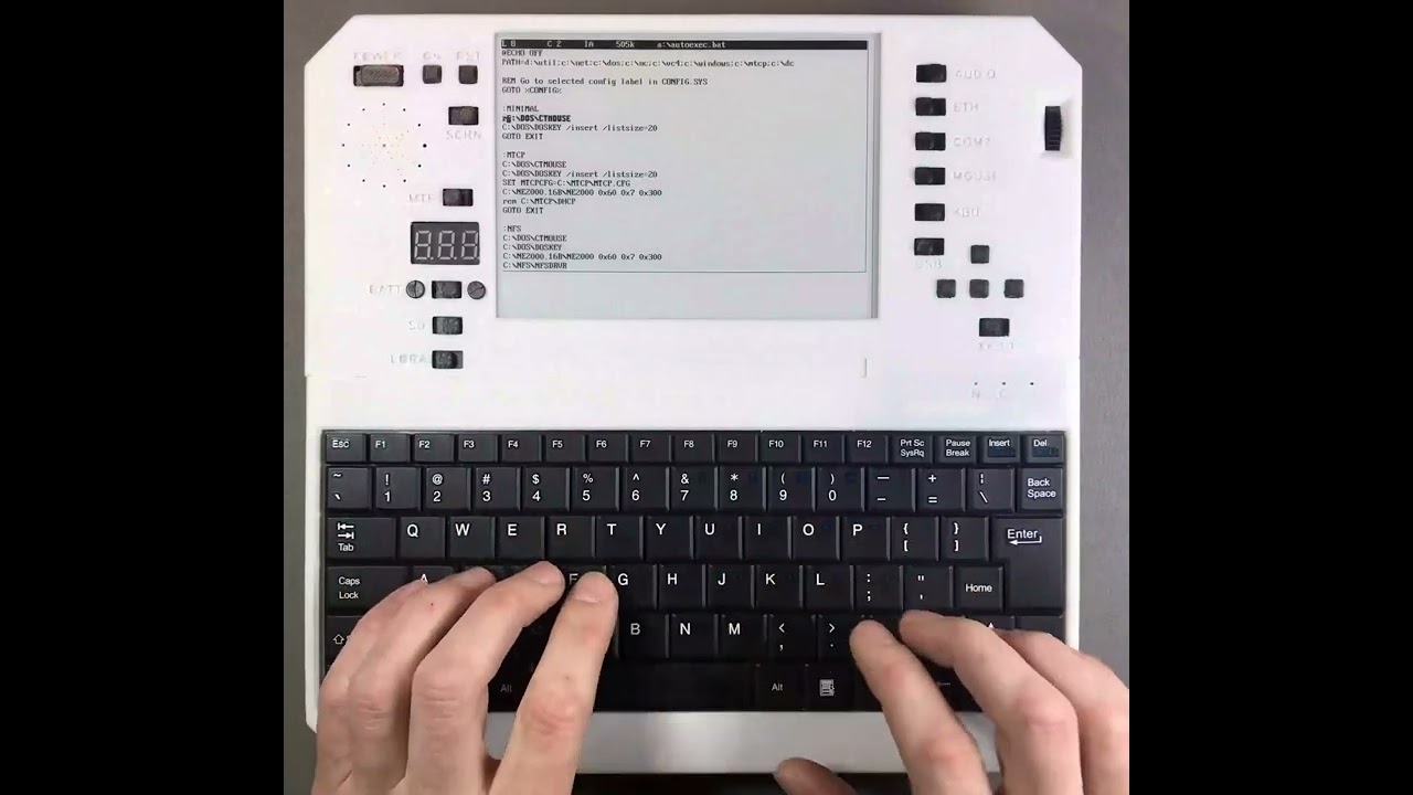 Editing autoexec.bat with QEdit