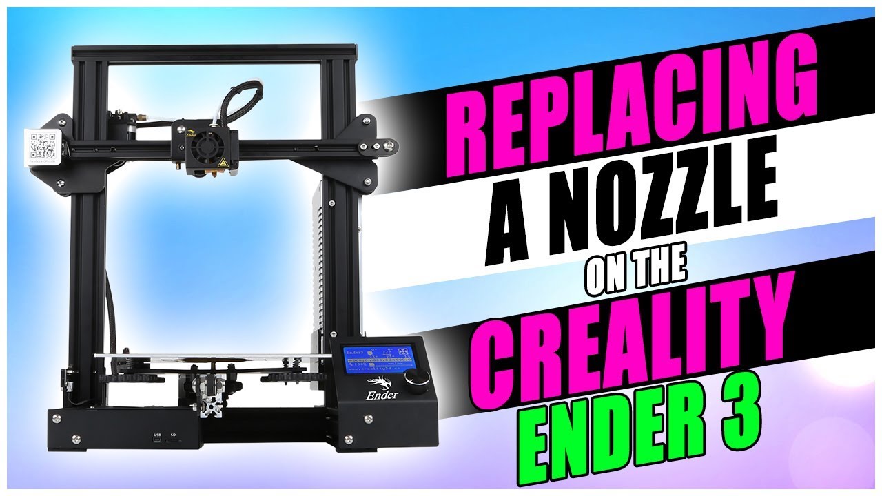 Замена насадки Creality Ender 3