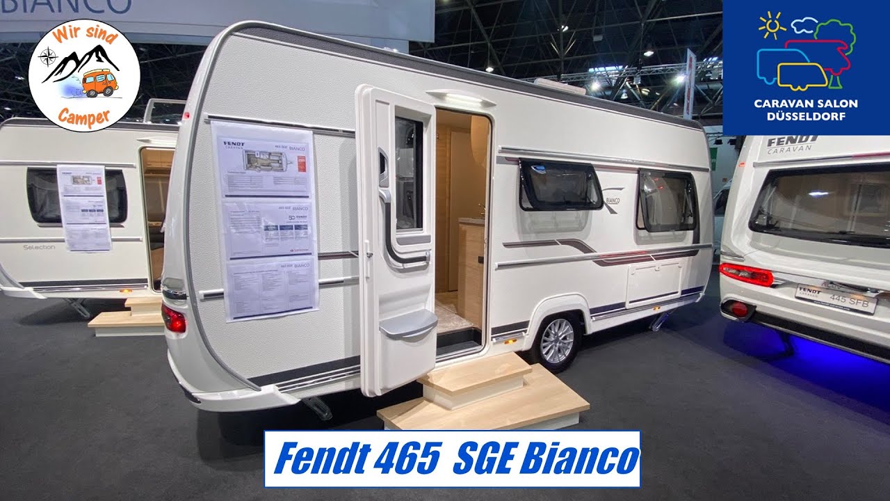 Vorstellung des Fendt Bianco 465 SGE auf dem Caravan Salon 2020
