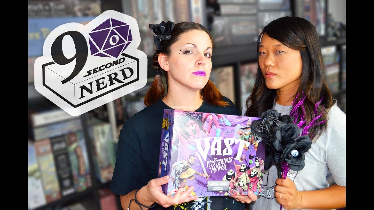 90 Second Nerd Board Game Review: Vast - The Mysterious Manor