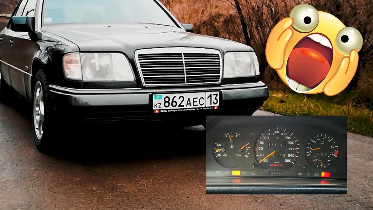 Я В ШОКЕ ОТ СКОРОСТИ W124 2.8 РАЗГОН ДО 100 КЧ