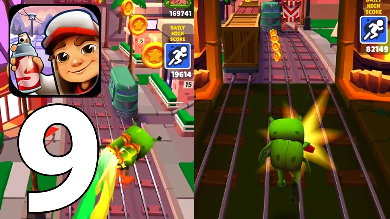 Subway Surfers Gameplay Walkthrough Part 9 (iOS, Android)