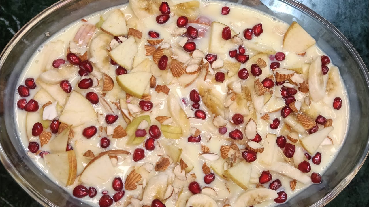 सिर्फ और सिर्फ 10 मिनट में बनने वाली फ्रूट कस्टर्ड || how to make fruit custard in 10 minutes