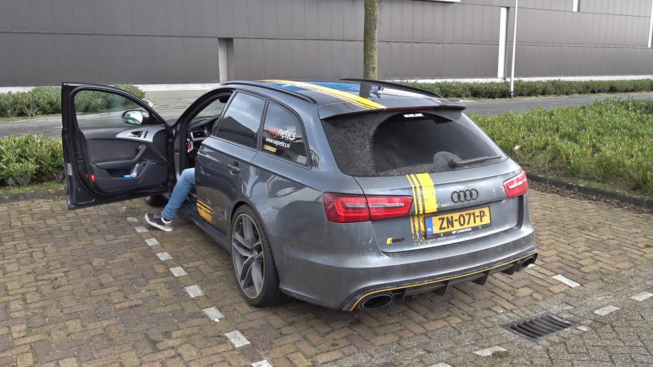 Audi RS6 Avant C7 💥 Milltek Straight Pipes Race Exhaust! Revs, Accelerations, Downshifts! 🔊